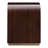 Houston Curved Modern End Table - Walnut