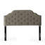Tufted Upholstered Headboard With Durable Metal Legs-1120939483