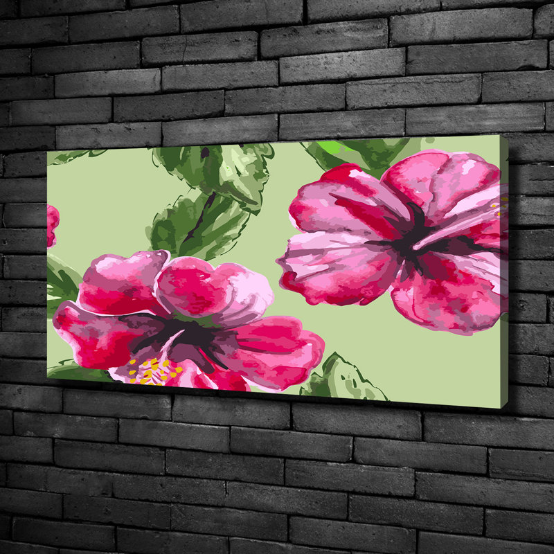 Hawaiian Flowers - Wrapped Canvas Print
