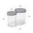 Plastic 2 Compartment Makeup Organizer