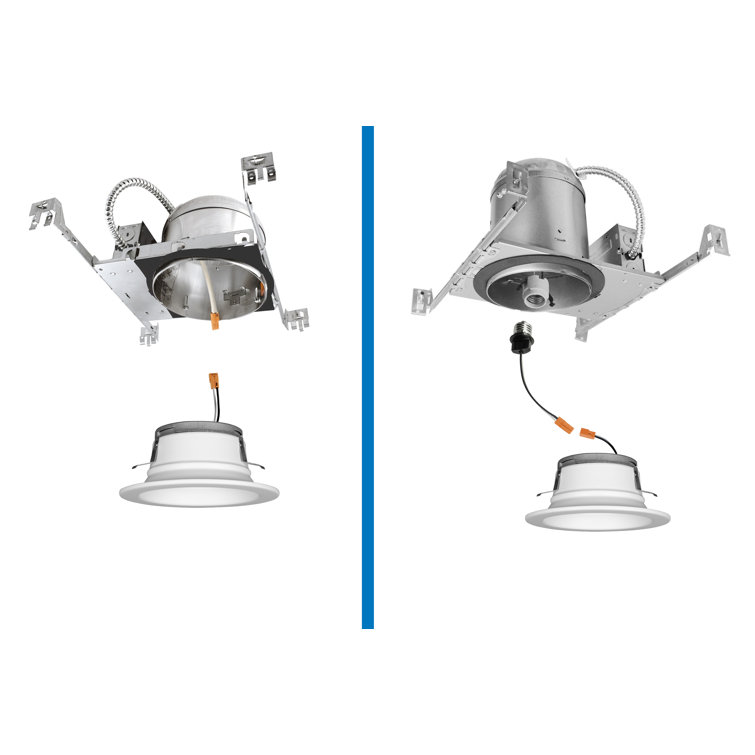 4" Remodel LED Retrofit Recessed Lighting Kit