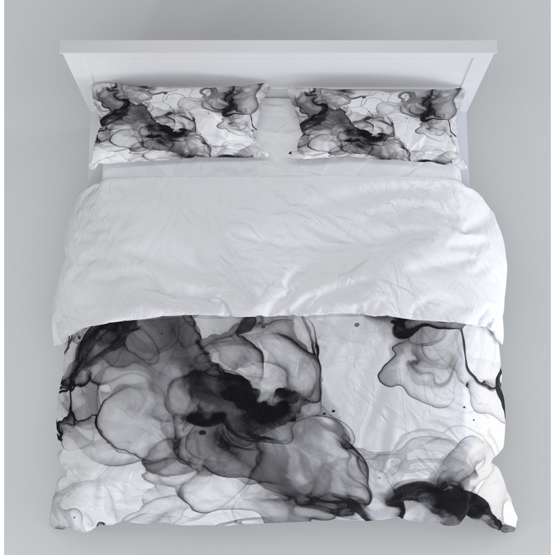 Abstract Duvet Cover, King Duvet Cover + 2 King Shams