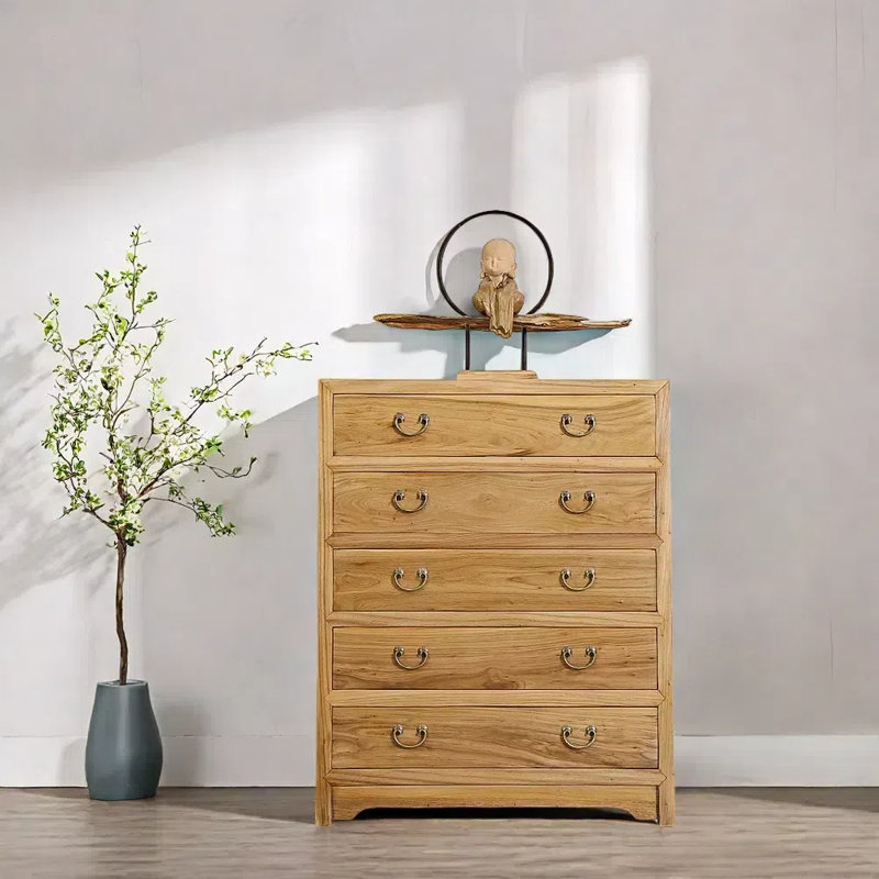 Console en bois d'orme massif