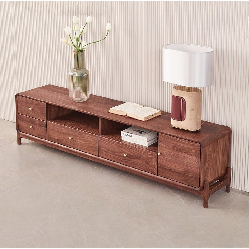 Creative Solid Wood TV Stand
