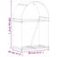 Porte-bûches en acier galvanisé 31,5 po x 17,7 po x 47,2 po-1052267614