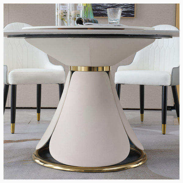 Everly Quinn Round Dining Table - Wayfair Canada