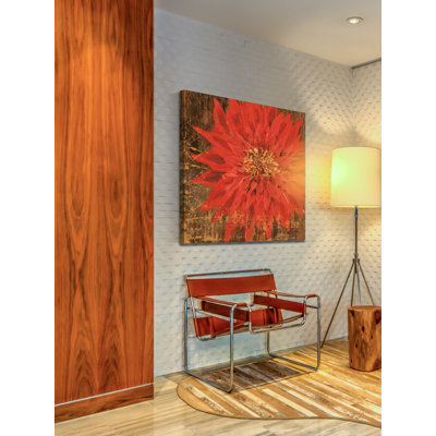 " Floral Frenzy Red Iii " by Alan Hopfensperger