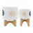 Includes plant rack flower pots