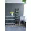 3 tablettes galvanisées de 35 po x 12,5 po x 40 po, étagère en métal pour la maison, moderne et design avec amplement d'espace de rangement industriel classique