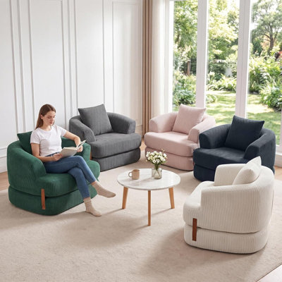 Folding Sofa Bed with Handle – 3-in-1 Convertible Bean Bag Chair to Lounger, No Assembly for Bedroom