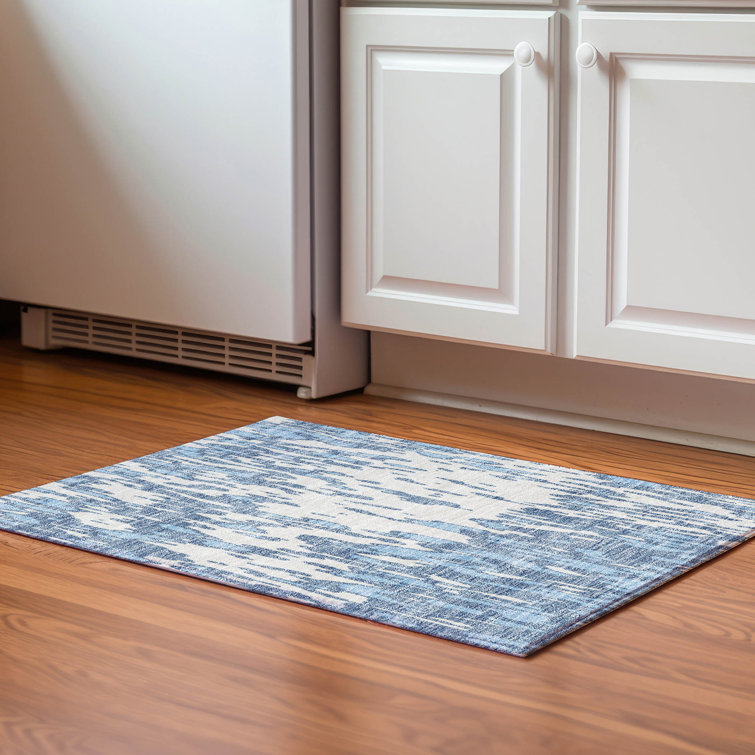 Premium Machine Washable Prisco Denim Rug