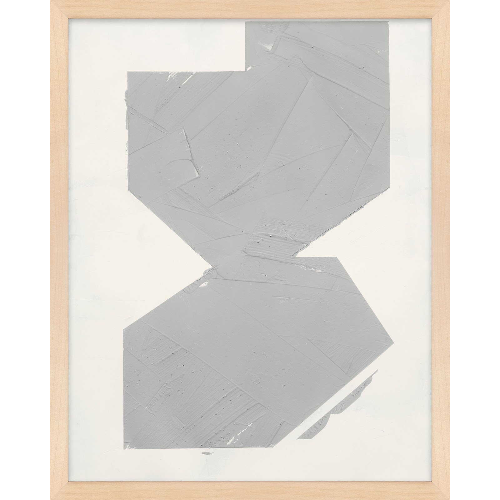 Equipoise In Greige II by Ivo Stoyanov, Cream, 30" W x 38" H