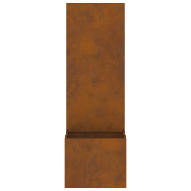  Garden Privacy Screen Rusty 50 X 140 Cm Weathering Steel