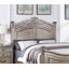Lit de chambre à coucher, style traditionnel avec moulure argentée, cadre de lit classique