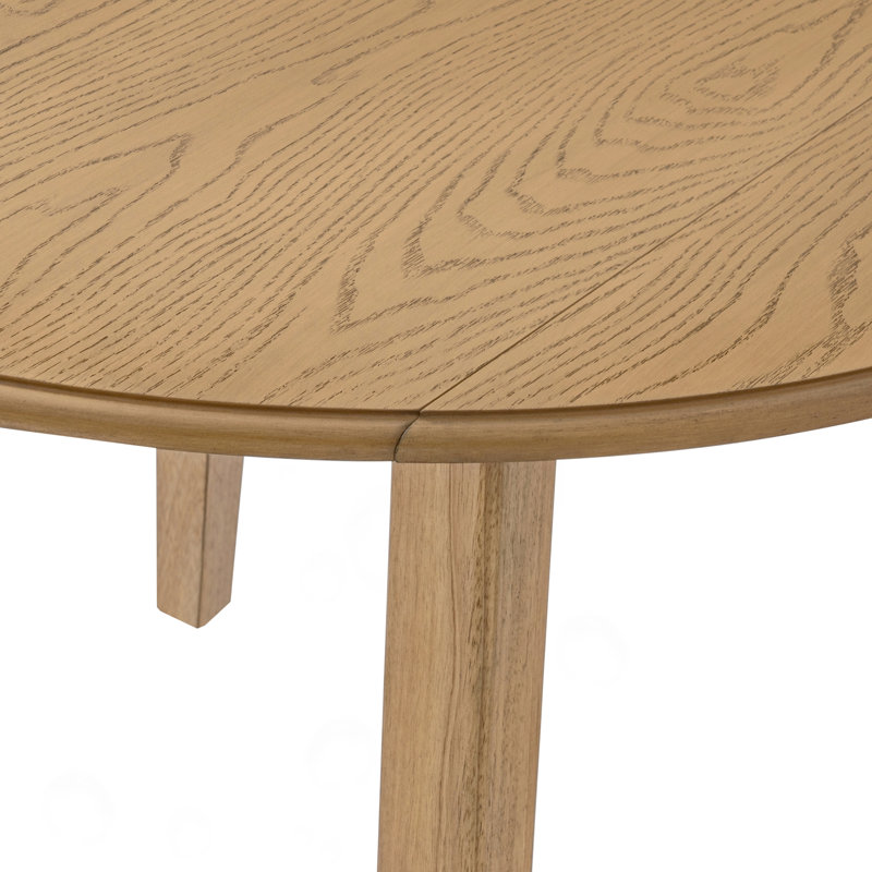 Table de salle à manger extensible ronde avec taille réglable