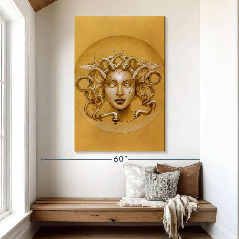 Kelan The Medusa, 51" H x 34" W