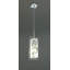 Bonfield 1 - Light Silver Square/Rectangle Pendant