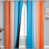 Orange; bleu