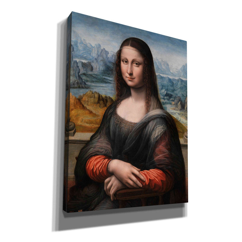 «Mona Lisa Prado» par Leonardo Da Vinci, reproduction sur toile tendue, H 16 po x l 12 po x P 0,75 po