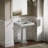 Memoirs Rectangular Pedestal Bathroom Sink with Overflow-19195568-10939917