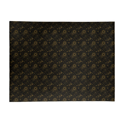 Tapis noir/jaune astrologie reg patterns