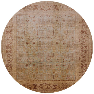 Tapis oriental brun clair
