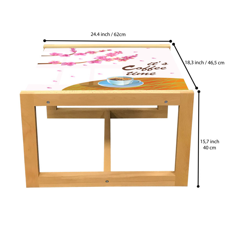 Jalaya Sled Coffee Table, 62cm H x 46cm W x 40cm D