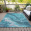 Tapis bleu sarcelle lavable à la machine intérieur / extérieur Cinead ACN1701-104539663