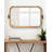 Esm Modern Wood Rounded Rectangle Pivot Mirror