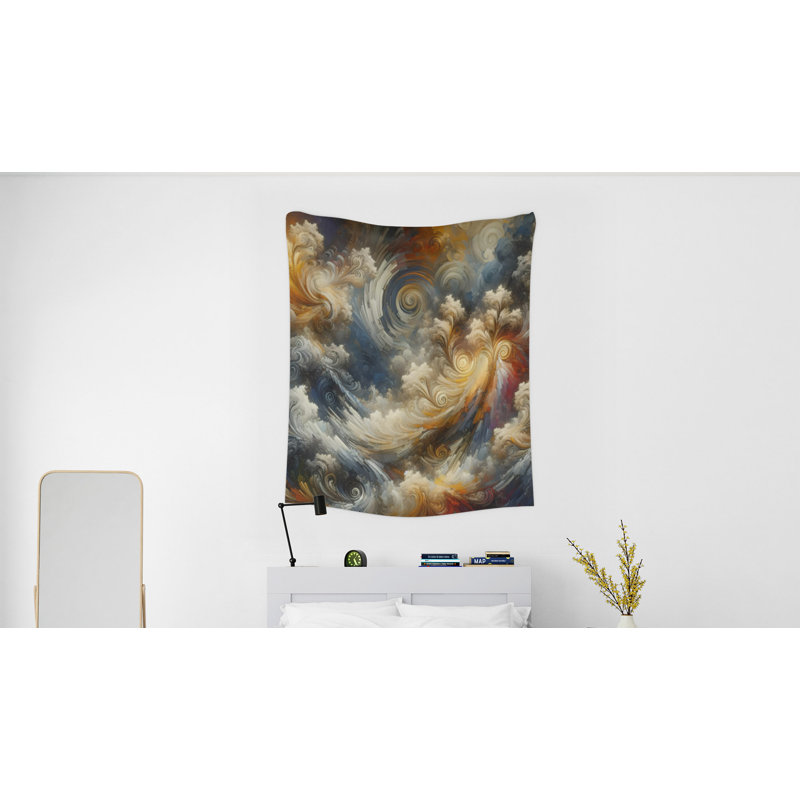 Tapisserie murale, H 60 po x l 51 po x P 0,5 po