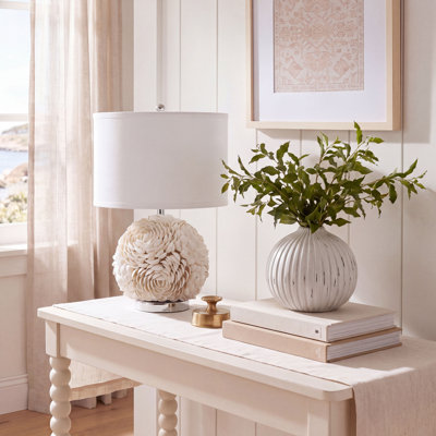 Lampe de table blanche 23 po Gunnild