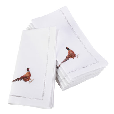 Villasenor Cotton Embroidered Square Napkin