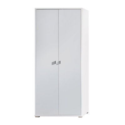Overturf 2 Door Manufactured Wood Wardrobe