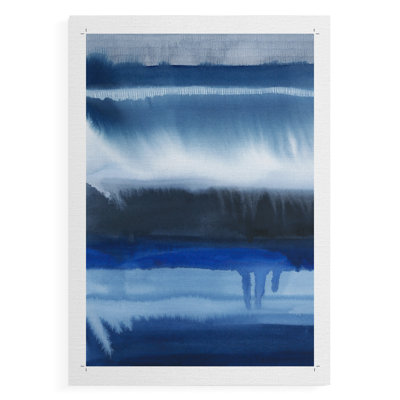 Deep Blue Shore II - Impression sur toile seulement - NON-CADRE