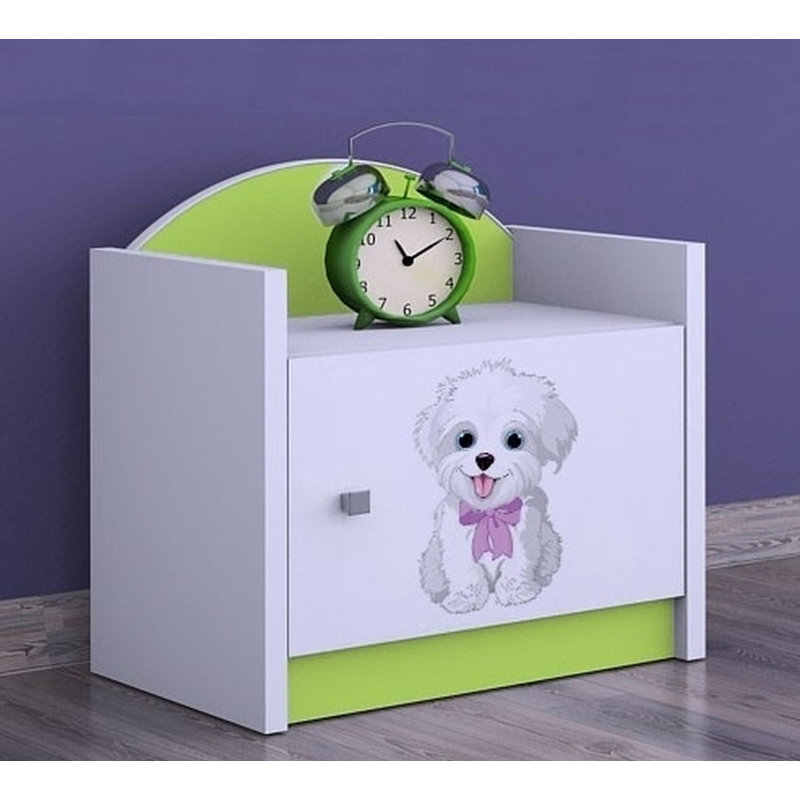 Santino Nightstand, Green