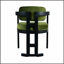 Ensemble de chaises de salle à manger d'intérieur en bois, vert et noir, durable et élégant pour les décors modernes et traditionnels