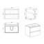 Meuble-lavabo de salle de bain 30 po avec tiroir et armoire de rangement Alice-938765461-938765463