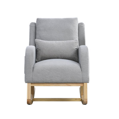 Comfort Rocking Chair High-quality Polyester Modern Design Childcare And Relaxation