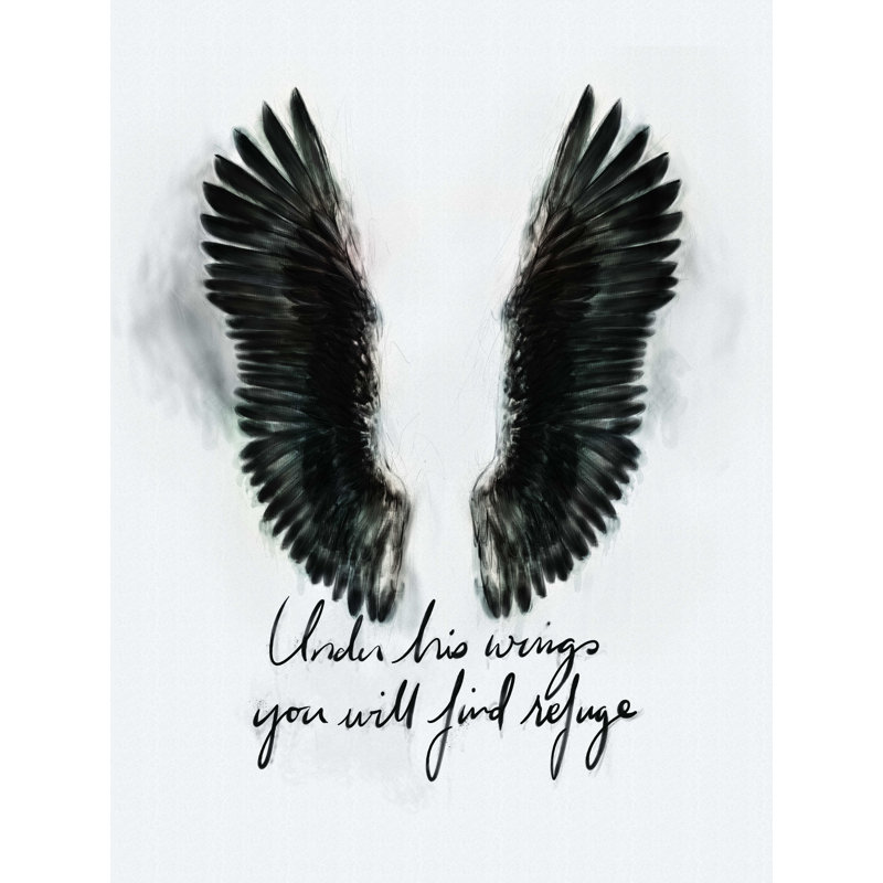 " Wings Find Refuge ", 48" H x 36" W