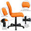 Chaise de bureau pivotante en vinyle Bonavant-100667720-100667726