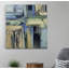 « blue abstract », reproduction d’art sur toile tendue-367408605
