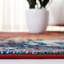 Tapis rouge / orange à motif abstrait Vincenzo-408979754