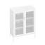 Armoire d'appoint 32 "en métal blanc - Rangement et présentation modernes | Idée cadeau-1579879285