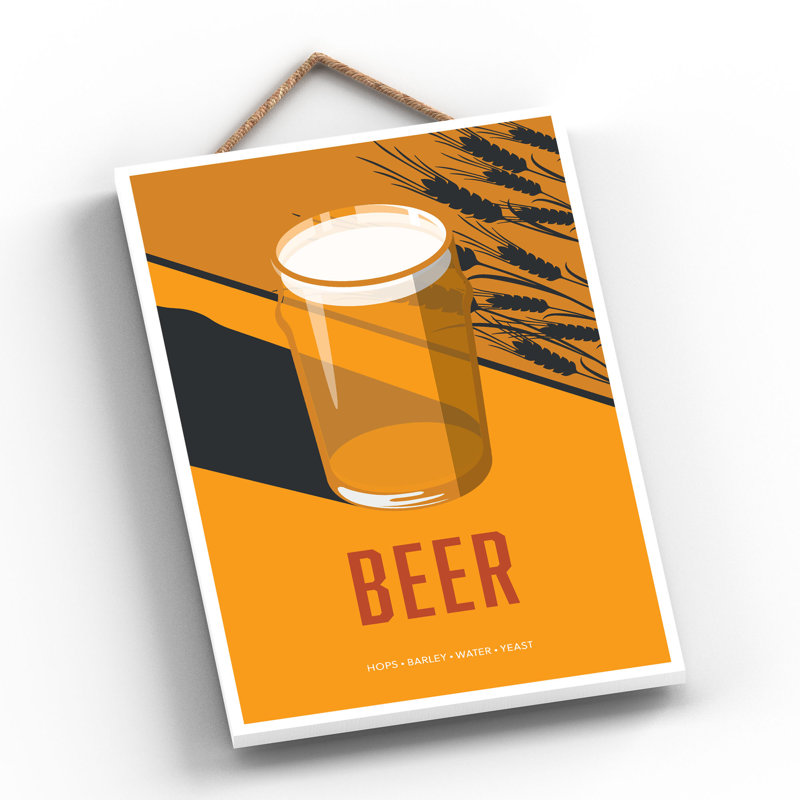 Handmade Food & Beverage Wall Decor on Wood
