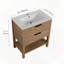 Bathroom Vanity Plywood With Two Drawers Without Basin
