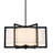 6 - Light 21.25" Dimmable Drum Shaded Chandelier For Kitchen Living Room Foyer Entryway-114193448