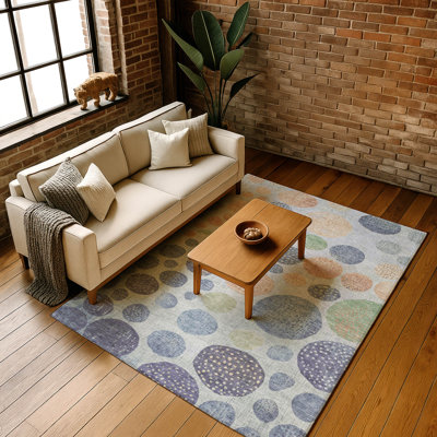 Premium Machine Washable Jakiyra AMF1899 Geometric Rug