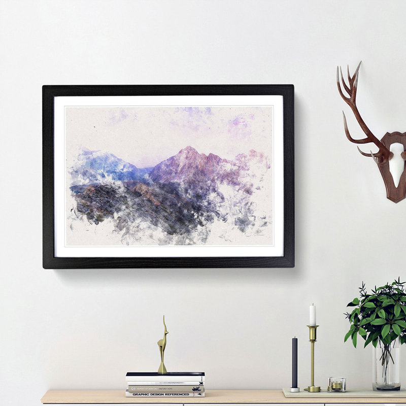 Mountains in Slovakia - Framed Print, Black Framed, 45cm H x 63cm W x 2cm D