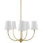 Iron 6-Light Chandelier-419130345-411330543-411330540