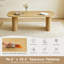 Ensemble de salle à manger ovale extensible 7 pièces pour 6 personnes, table de cuisine de style campagnard de 63" à 95" avec base incurvée cannelée et 6 chaises capitonnées en velours-737933470-737933473-737933478
